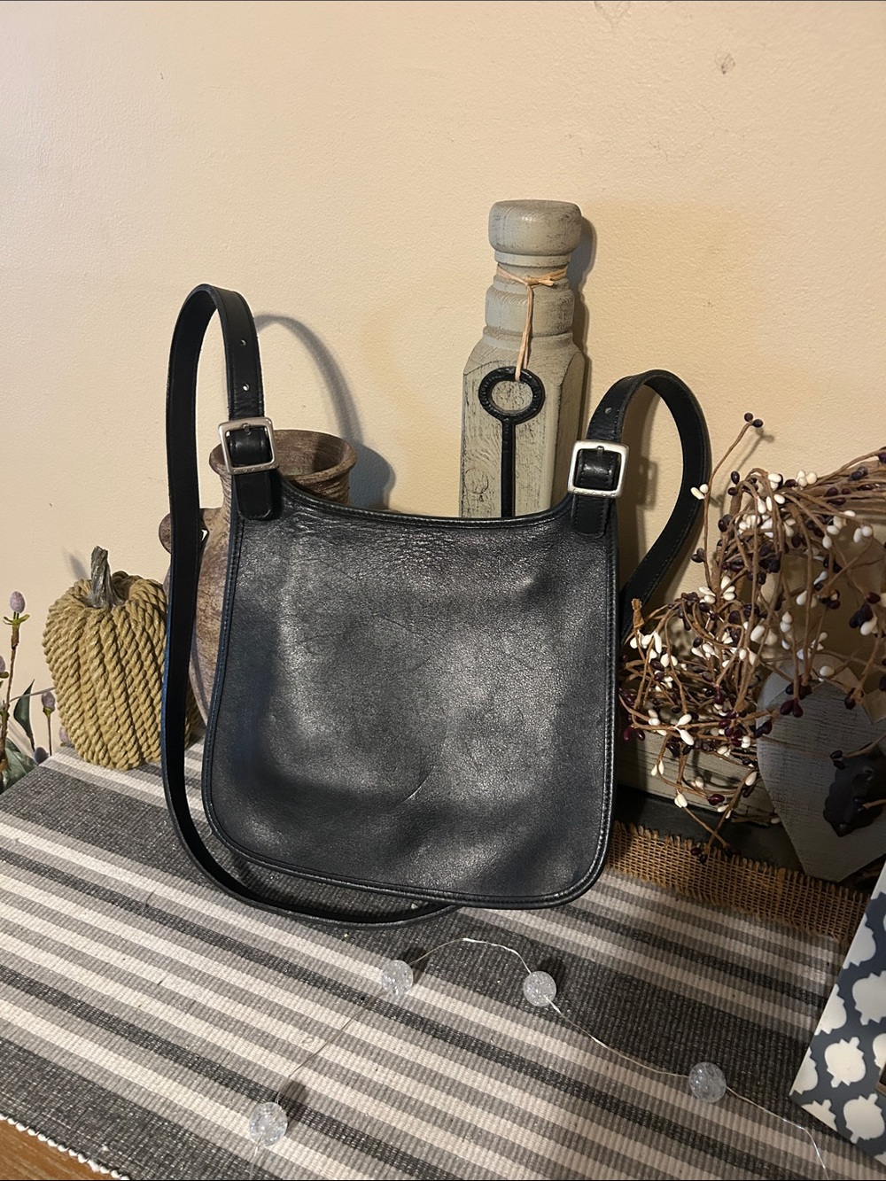 Vintage Coach 9135 | Black Glovetanned Leather | USA Legacy Style